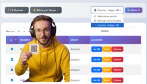Creación de códigos QR para el registro de asistencia con QRSpace