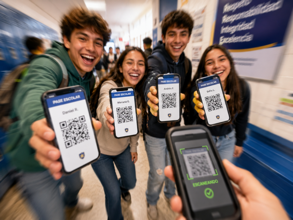 Cómo Eliminar las Filas de Entrada Escolar con Códigos QR.
